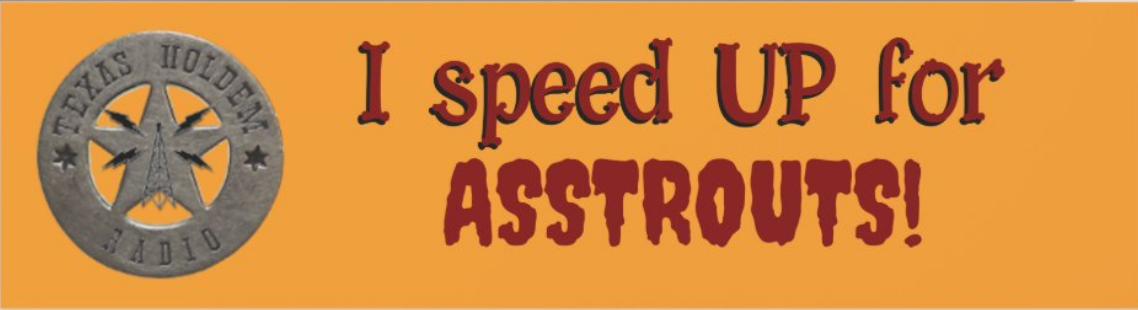 asstrout bumpersticker